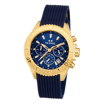 TW Steel  Blue & Gold Diver Vanceur Watch | VA2